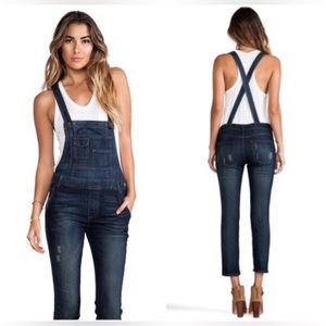 Free People Skinny Leg Overalls